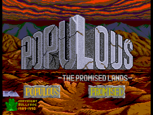 Populous: The Promised Lands screenshot 3 for PC Engine CD